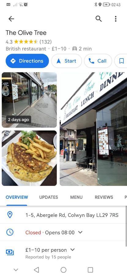 Netherton Studio Apartment 2 Rhôs-on-Sea エクステリア 写真