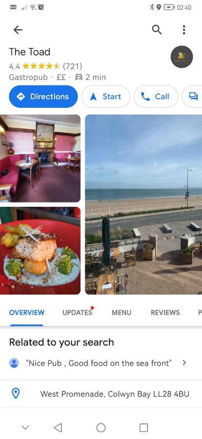 Netherton Studio Apartment 2 Rhôs-on-Sea エクステリア 写真