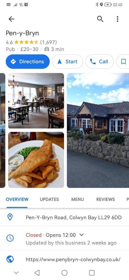 Netherton Studio Apartment 2 Rhôs-on-Sea エクステリア 写真